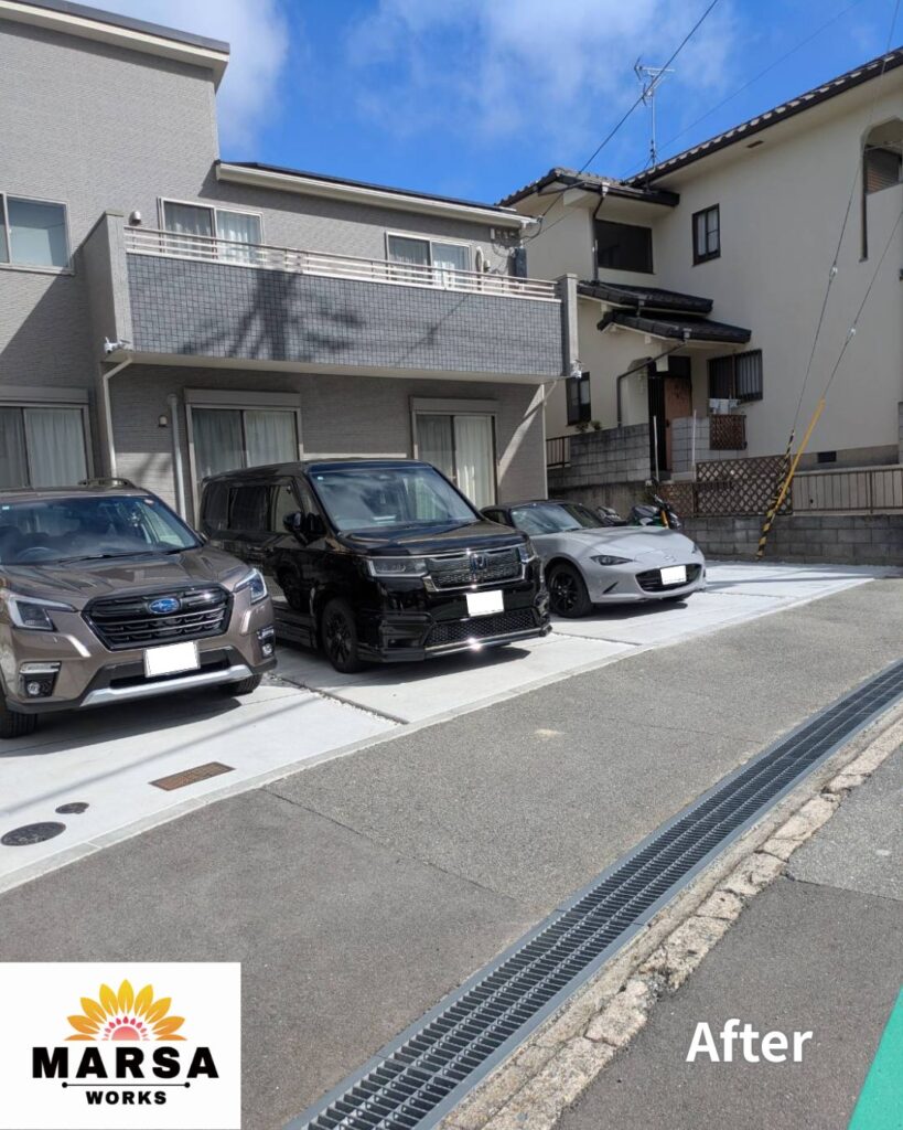 駐車場拡張工事　施工後
